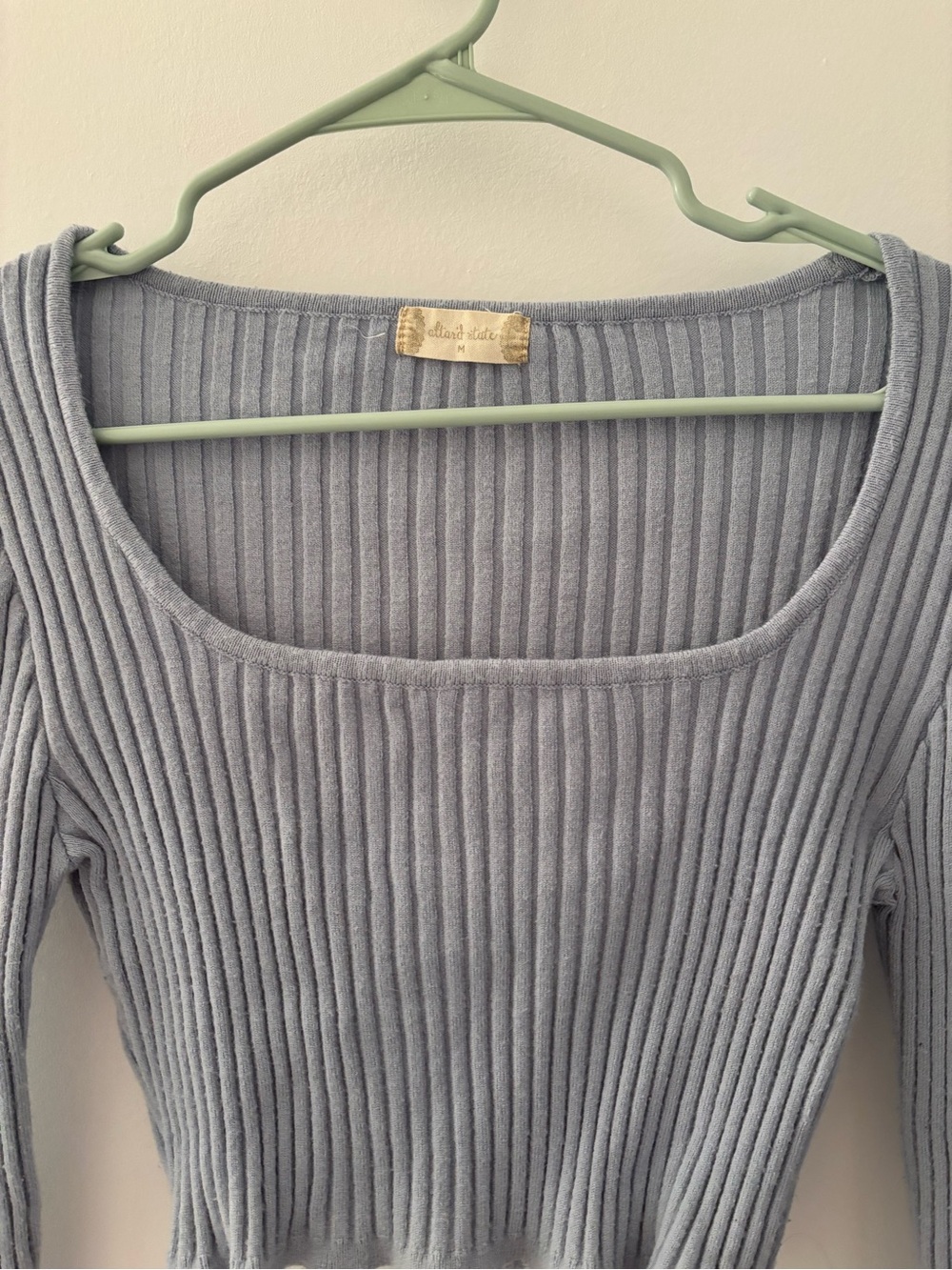 Altar’d State Ribbed Square-Neck Crop Top - Picture 2 of 5